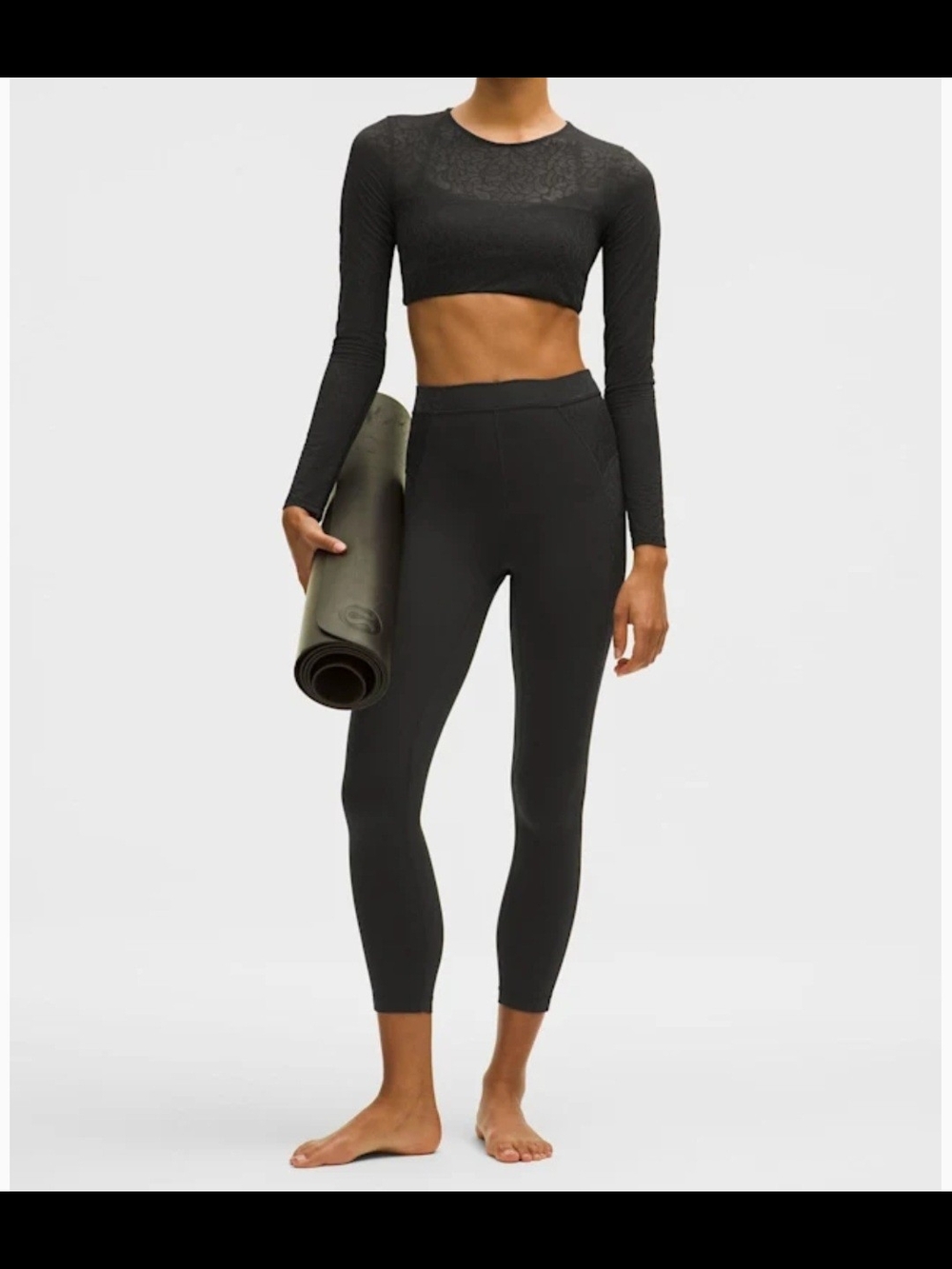 New Lululemon Paisley Sheer Lave Panelled Tight 25" Size 2